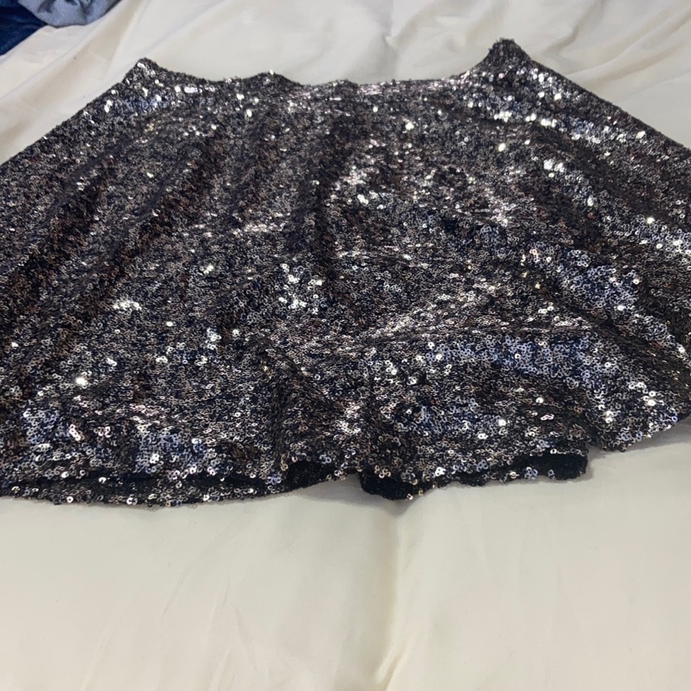 Sequin skater skirt